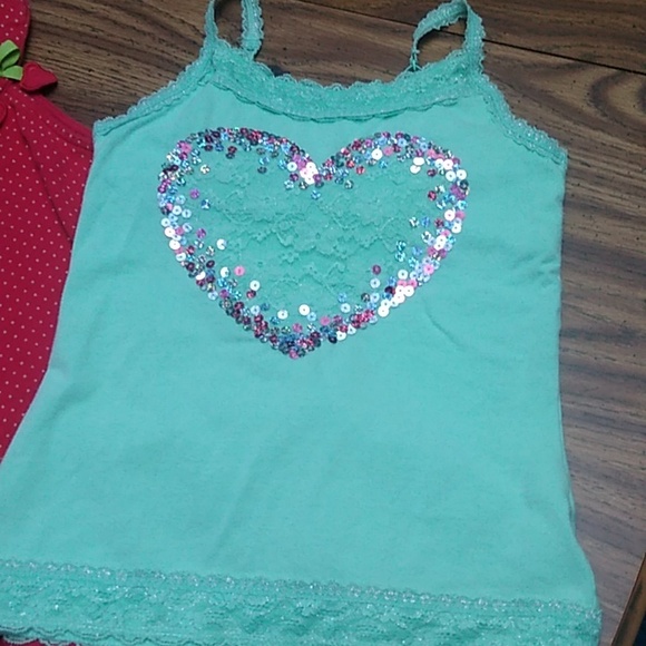 💖Girls 3 Pack Tank Tops Size 10/12 Old Navy, Justice, and Gymboree - Picture 3 of 13